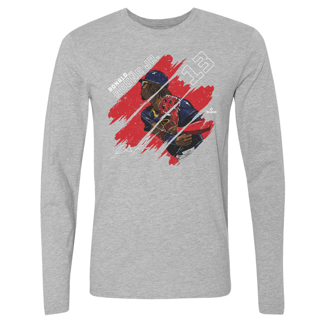 Ronald Acuna Jr. Men's Long Sleeve T-Shirt | 500 LEVEL