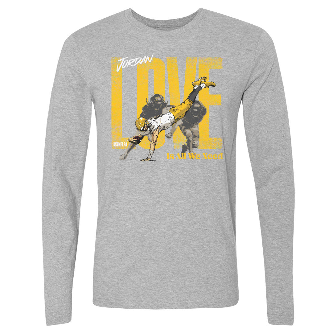 Jordan Love Men's Long Sleeve T-Shirt | 500 LEVEL