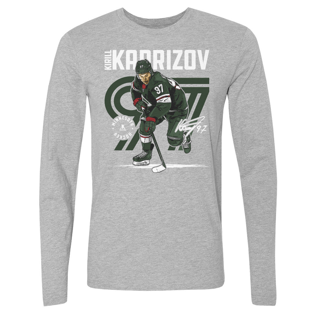 Kirill Kaprizov Men's Long Sleeve T-Shirt | 500 LEVEL