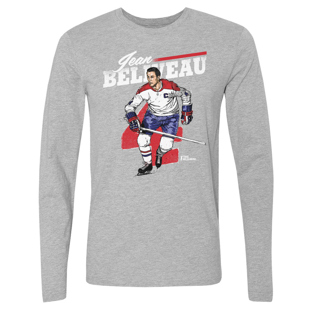 Jean Beliveau Men's Long Sleeve T-Shirt | 500 LEVEL