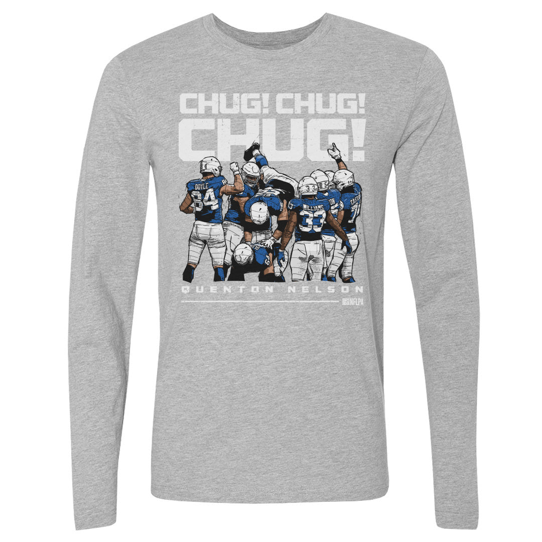 Quenton Nelson Men's Long Sleeve T-Shirt | 500 LEVEL