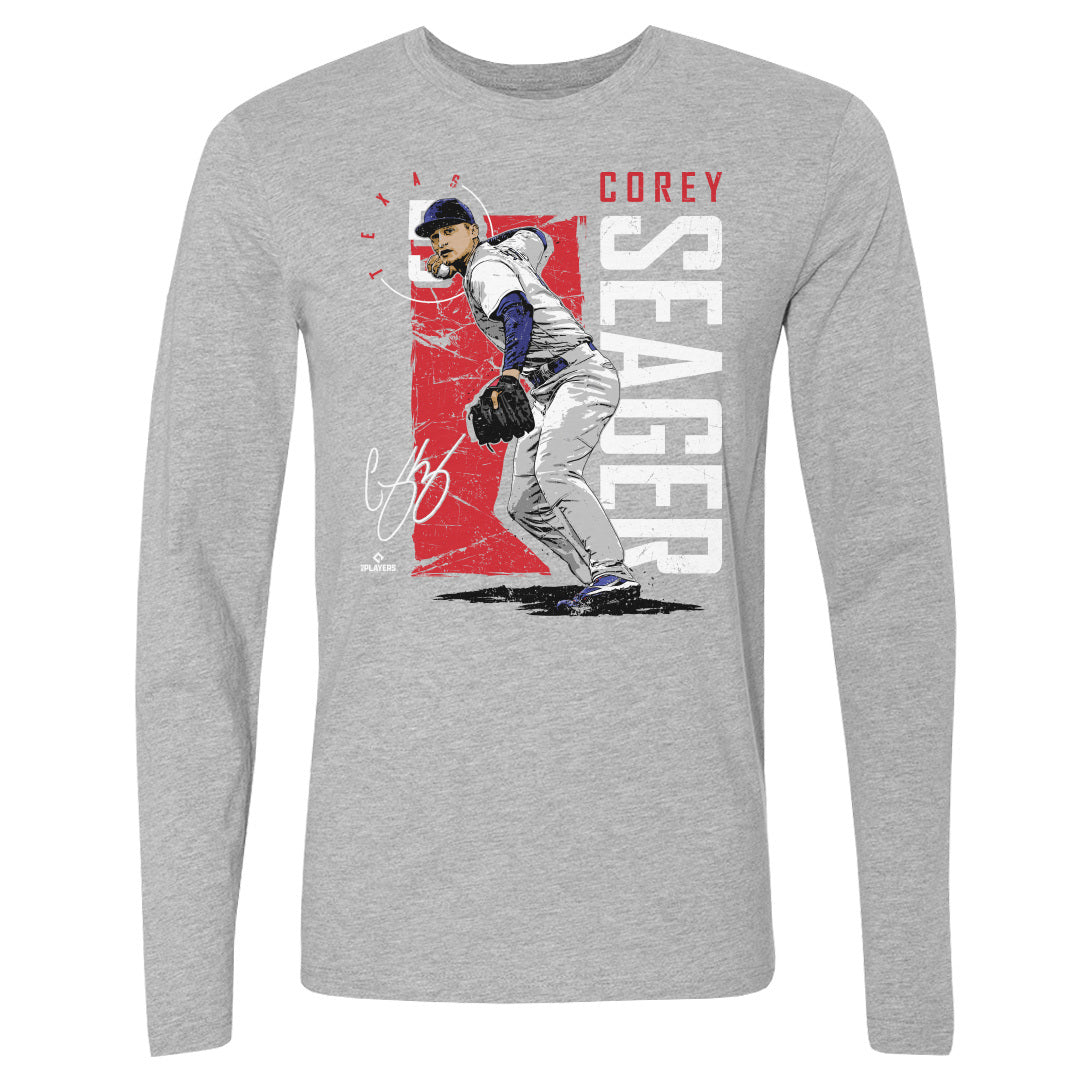 Corey Seager Men's Long Sleeve T-Shirt | 500 LEVEL