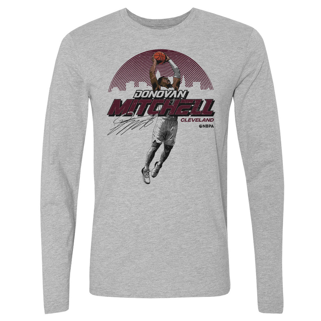 Donovan Mitchell Men's Long Sleeve T-Shirt | 500 LEVEL