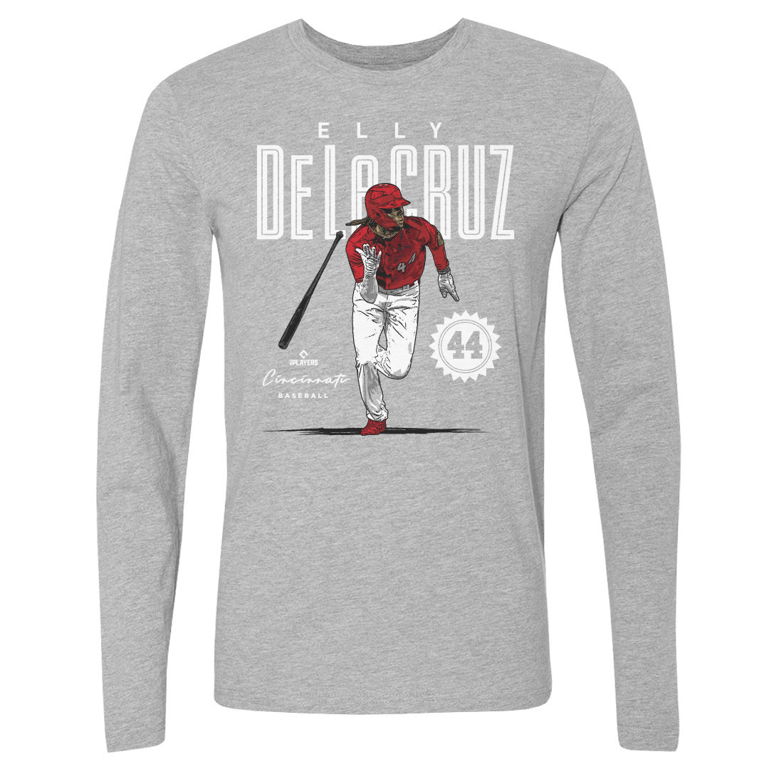 Elly De La Cruz Men's Long Sleeve T-Shirt | 500 LEVEL