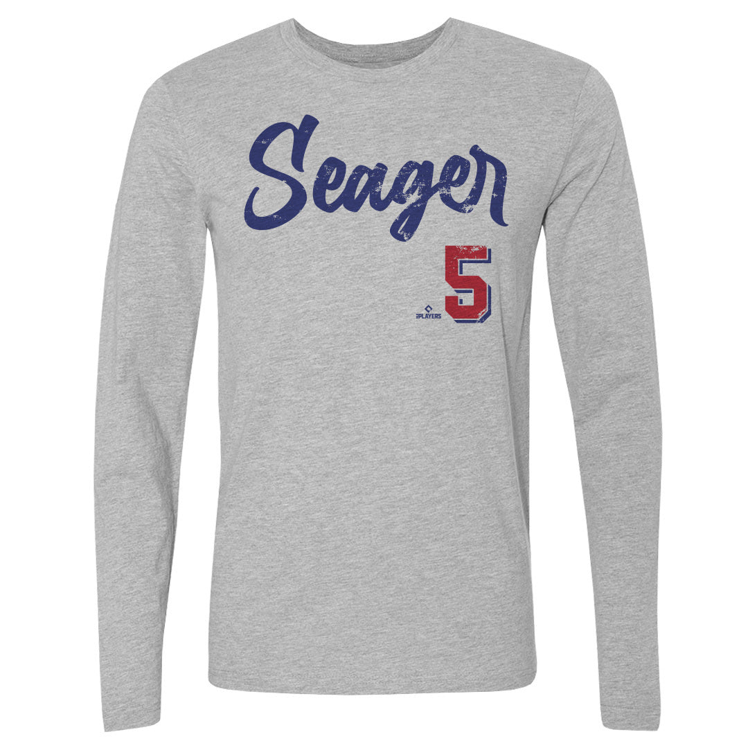 Corey Seager Men's Long Sleeve T-Shirt | 500 LEVEL