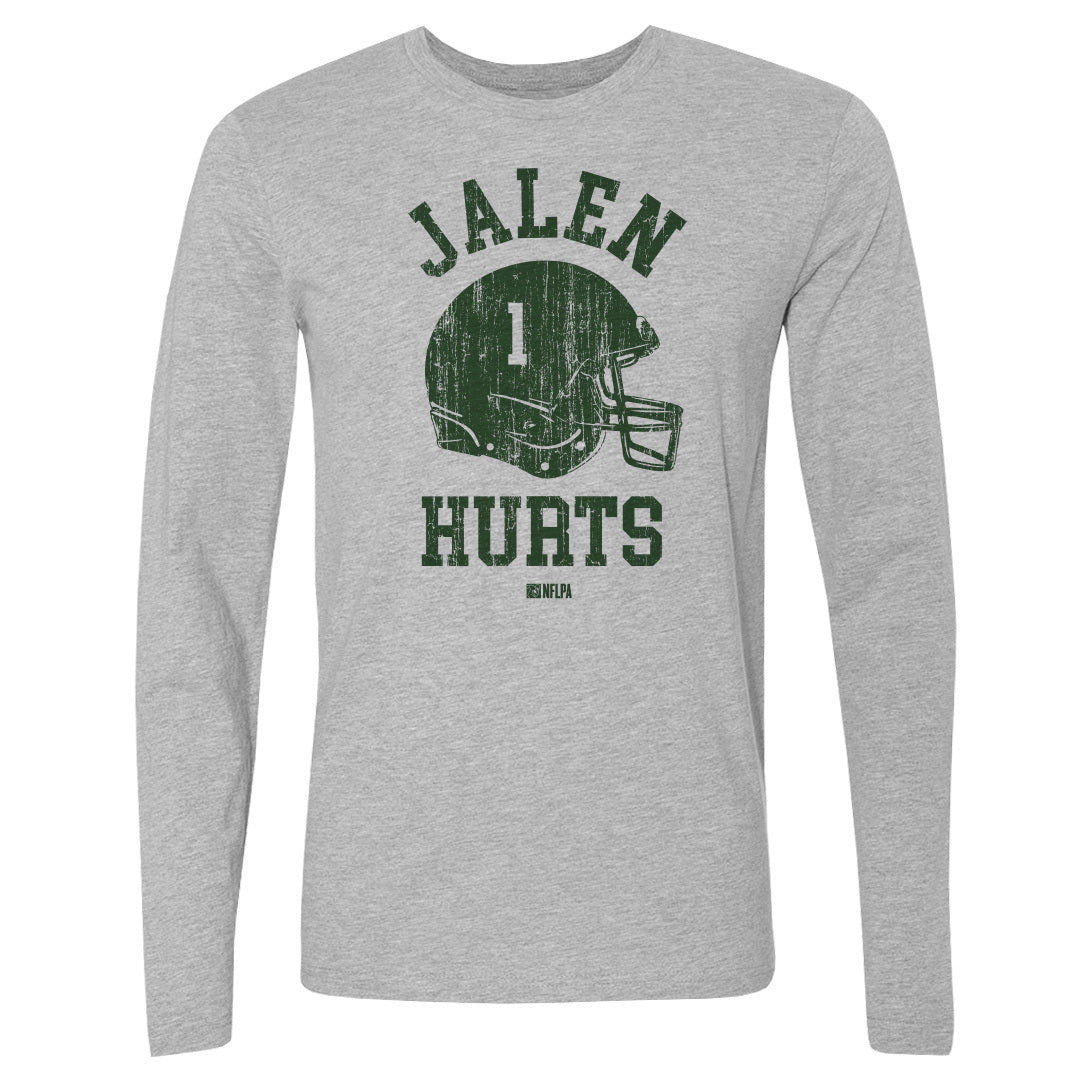 Jalen Hurts Men's Long Sleeve T-Shirt | 500 LEVEL