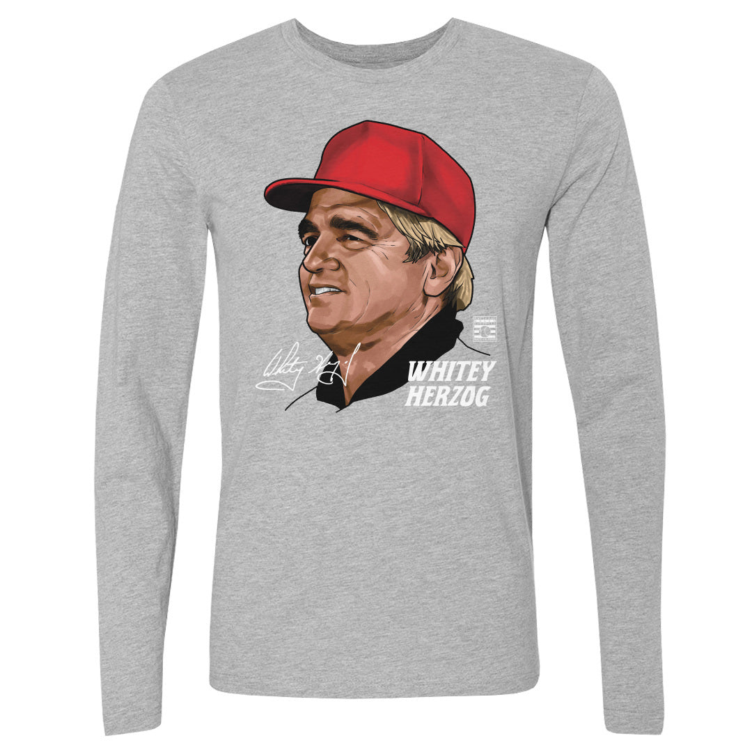 Whitey Herzog Men's Long Sleeve T-Shirt | 500 LEVEL