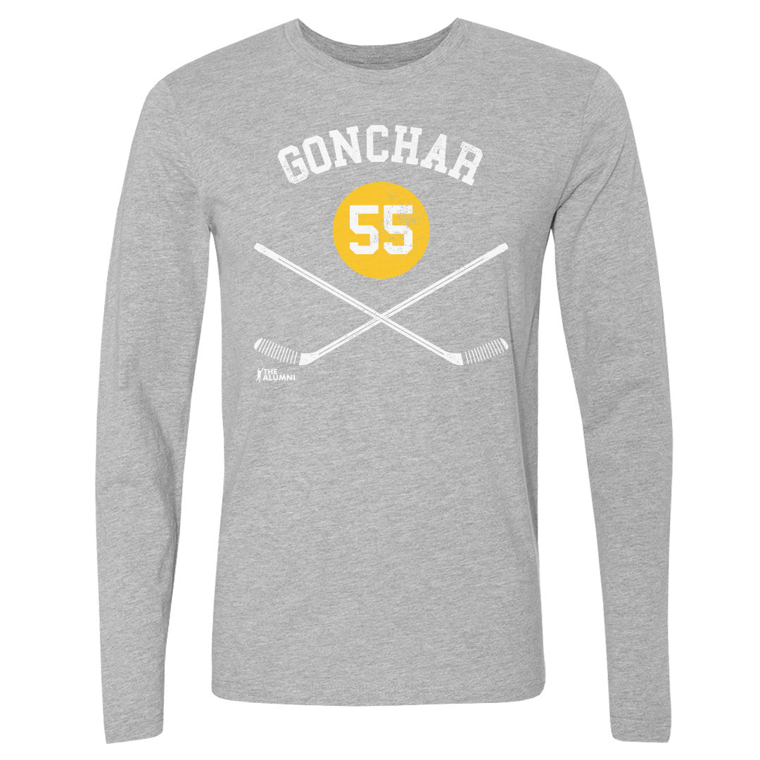 Sergei Gonchar Men's Long Sleeve T-Shirt | 500 LEVEL