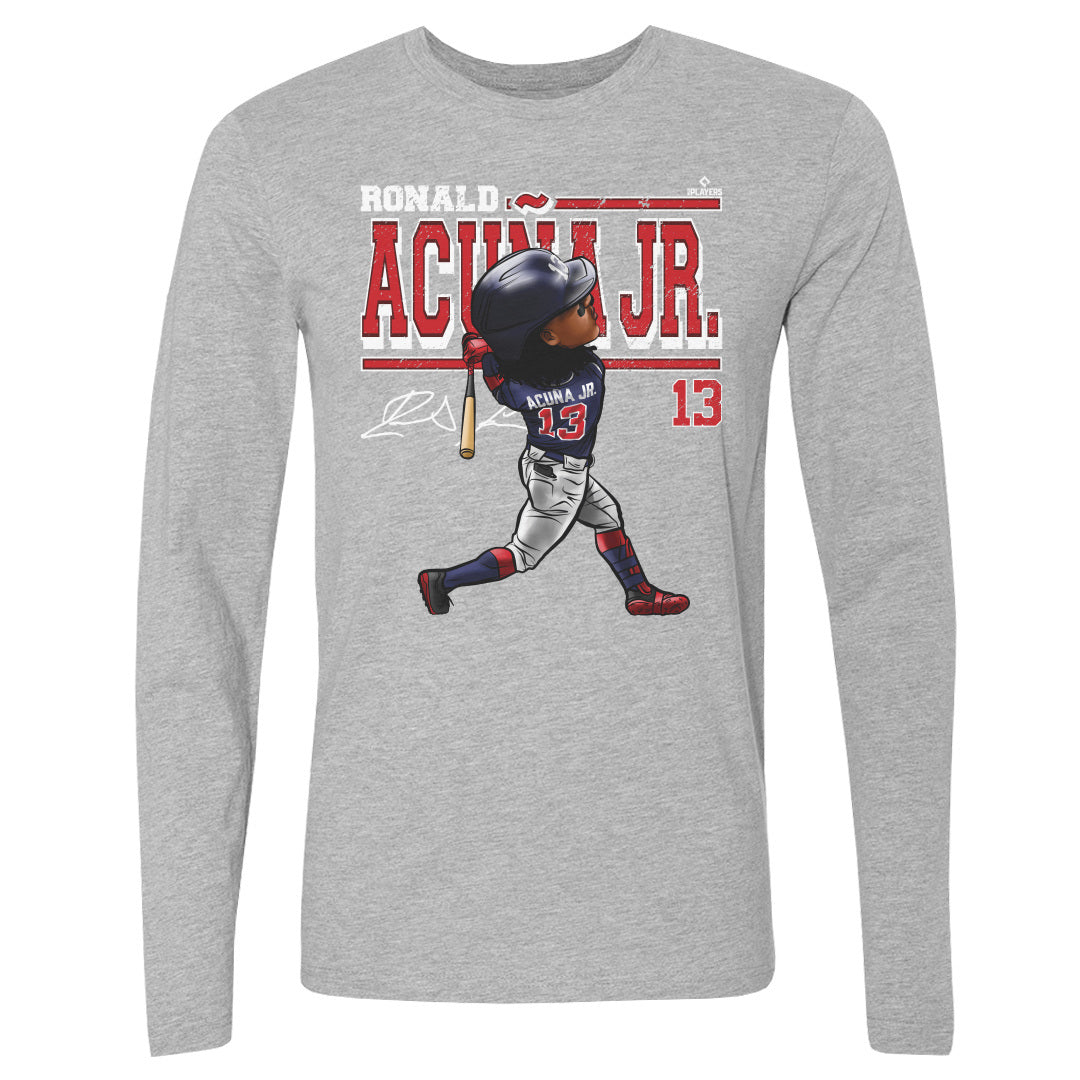 Ronald Acuna Jr. Men's Long Sleeve T-Shirt | 500 LEVEL