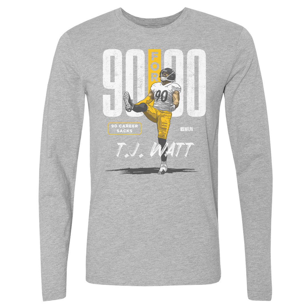 T.J. Watt Men's Long Sleeve T-Shirt | 500 LEVEL