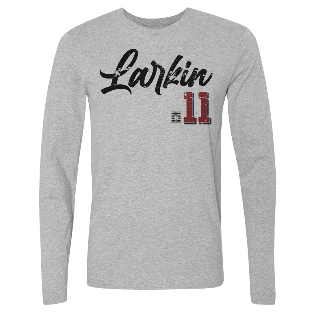 Barry Larkin Men's Long Sleeve T-Shirt | 500 LEVEL