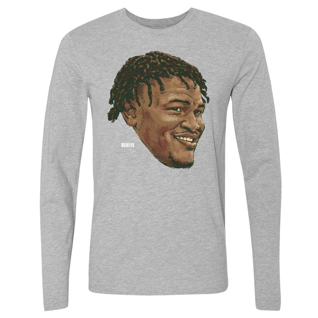 Jalen Carter Men's Long Sleeve T-Shirt | 500 LEVEL