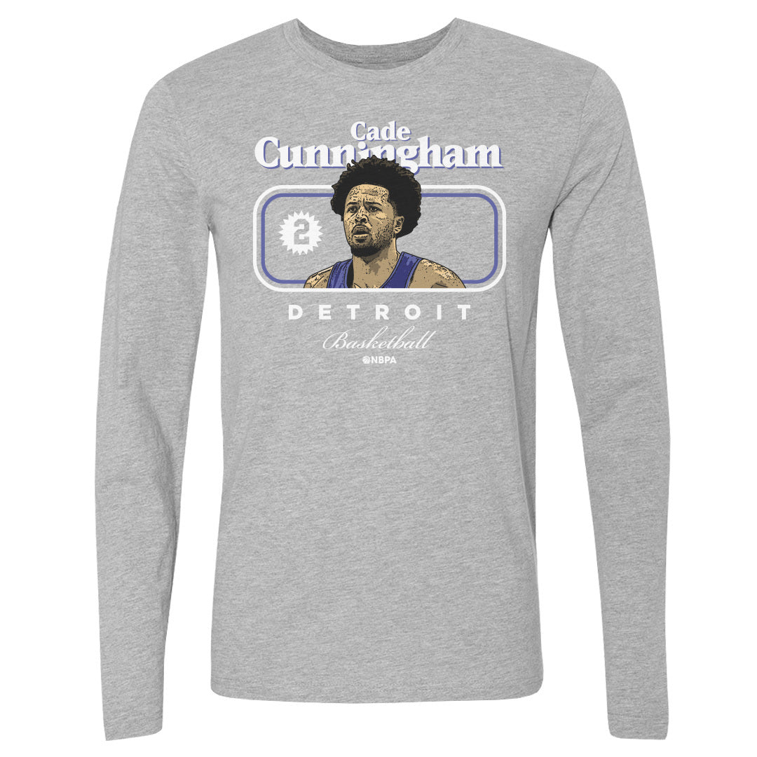 Cade Cunningham Men's Long Sleeve T-Shirt | 500 LEVEL