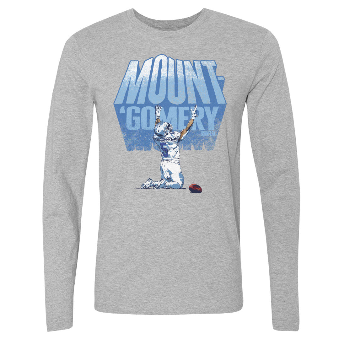 David Montgomery Men's Long Sleeve T-Shirt | 500 LEVEL