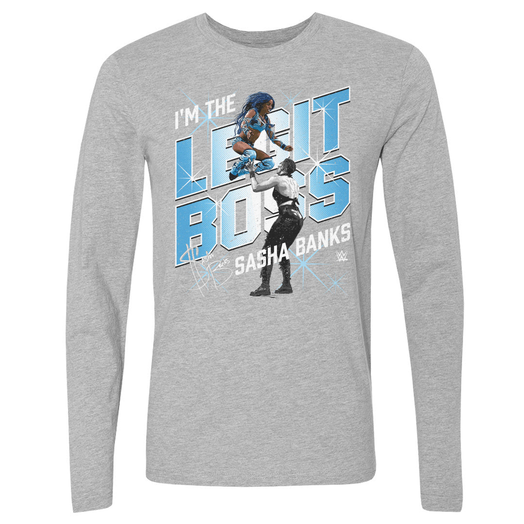 Sasha Banks Men's Long Sleeve T-Shirt | 500 LEVEL