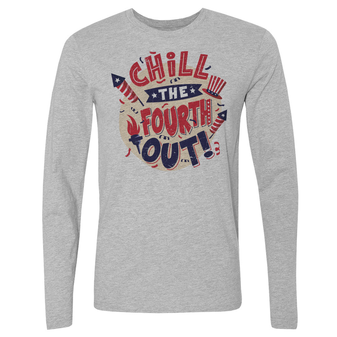 USA Men's Long Sleeve T-Shirt | 500 LEVEL