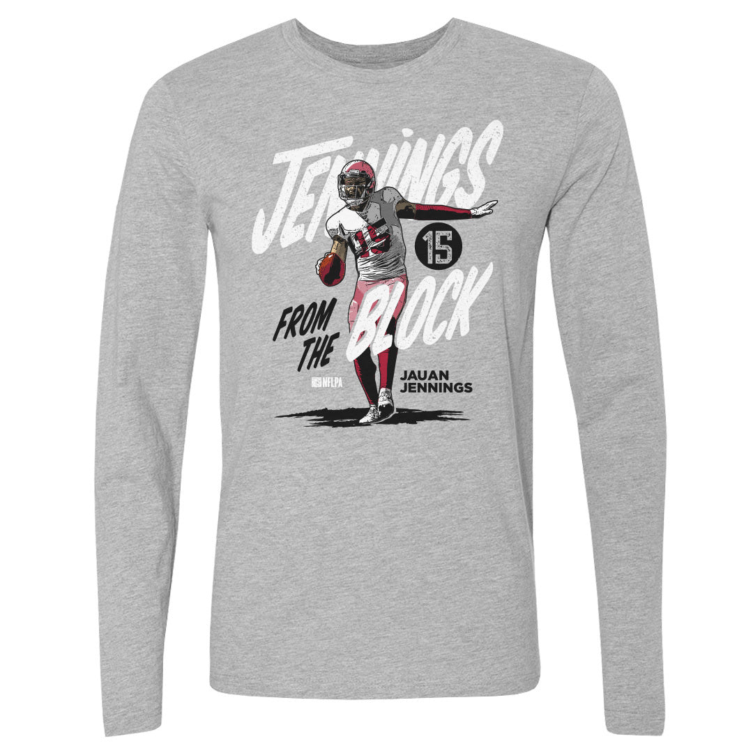 Jauan Jennings Men's Long Sleeve T-Shirt | 500 LEVEL