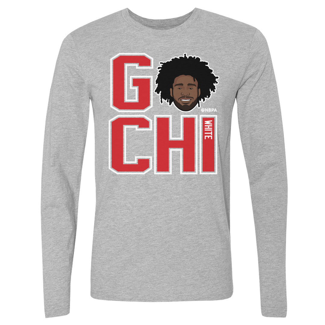Coby White Men's Long Sleeve T-Shirt | 500 LEVEL
