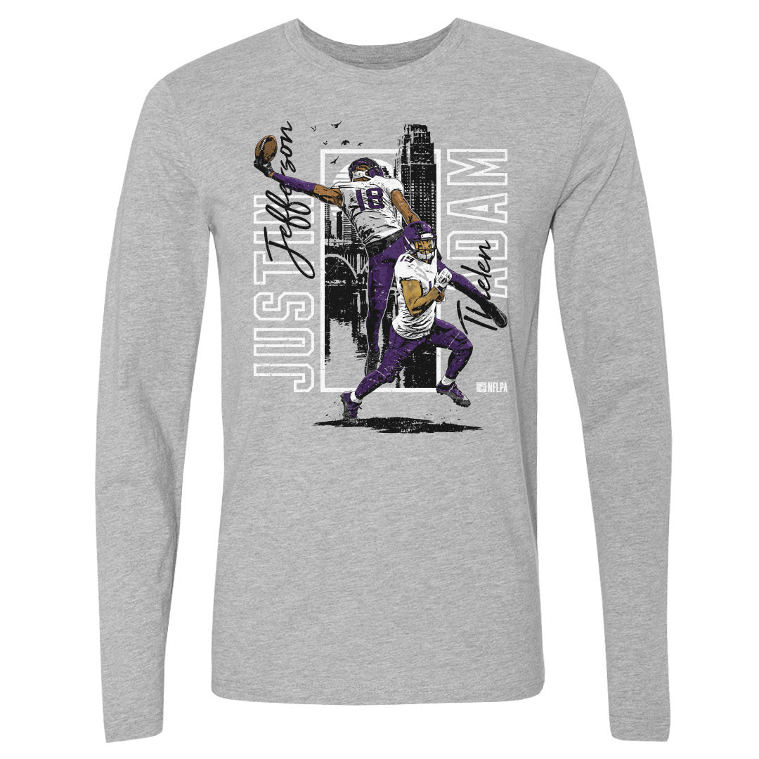 Justin Jefferson Men's Long Sleeve T-Shirt | 500 LEVEL