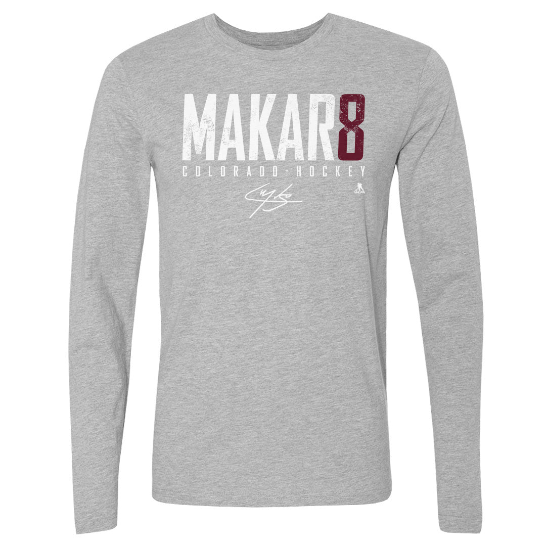 Cale Makar Men's Long Sleeve T-Shirt | 500 LEVEL