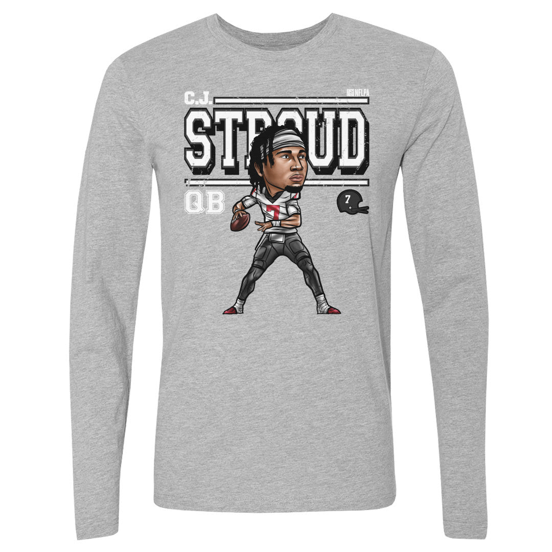 C.J. Stroud Men's Long Sleeve T-Shirt | 500 LEVEL