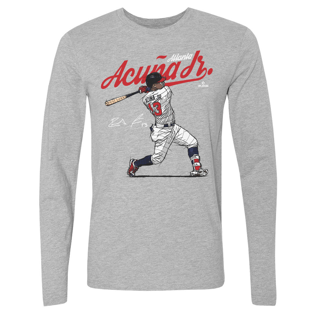 Ronald Acuna Jr. Men's Long Sleeve T-Shirt | 500 LEVEL