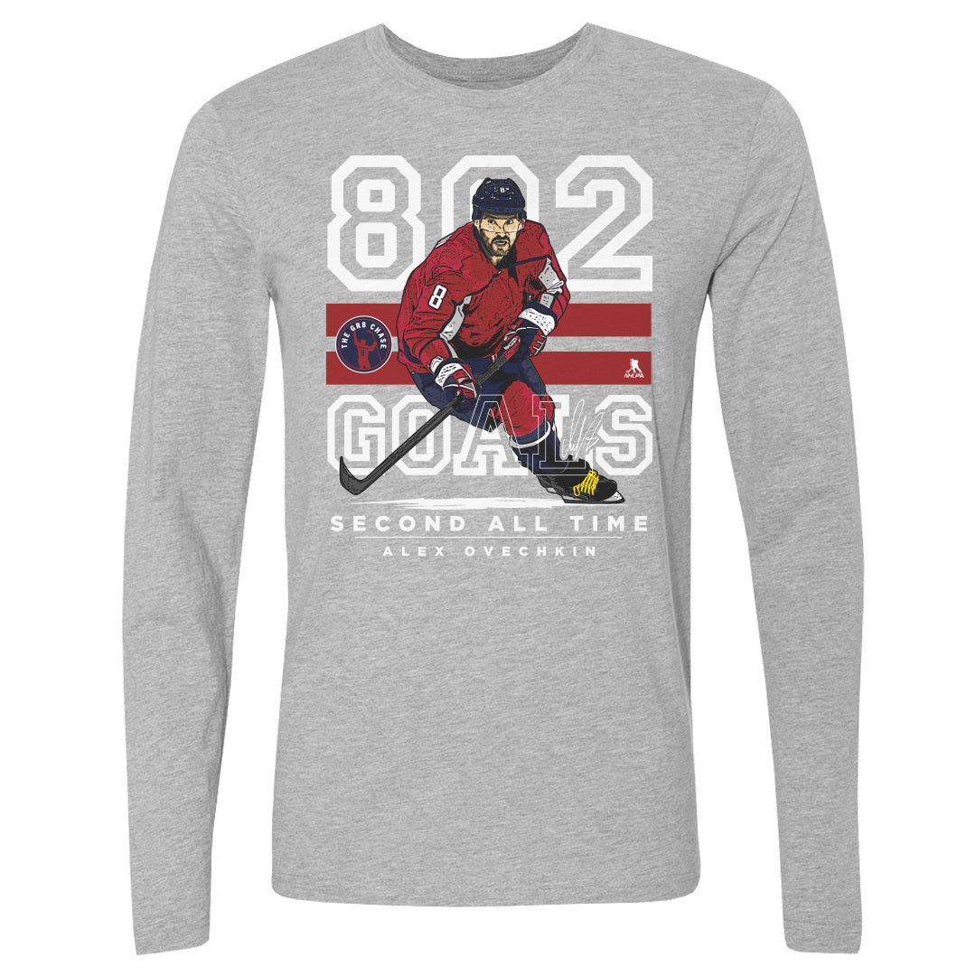 Alex Ovechkin Men's Long Sleeve T-Shirt | 500 LEVEL