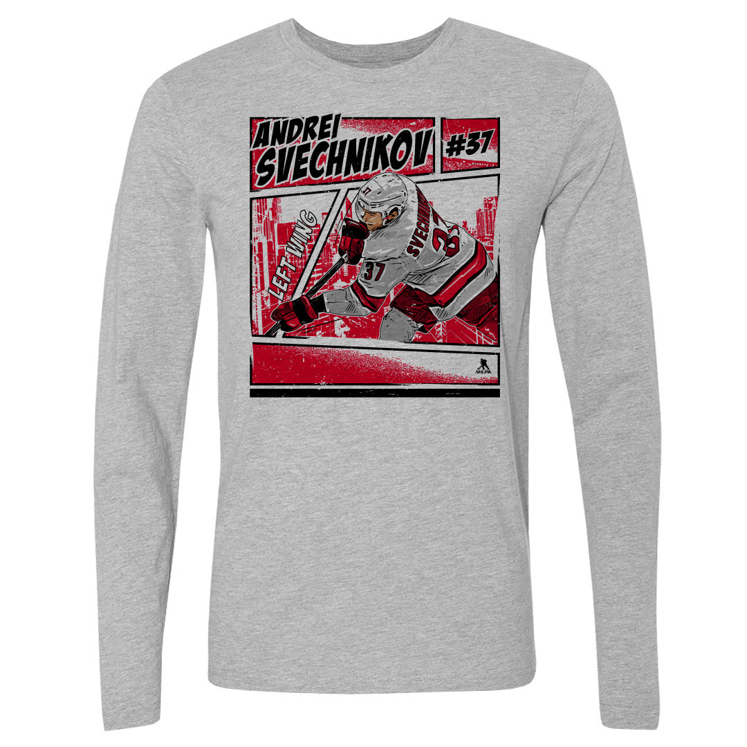 Andrei Svechnikov Men's Long Sleeve T-Shirt | 500 LEVEL