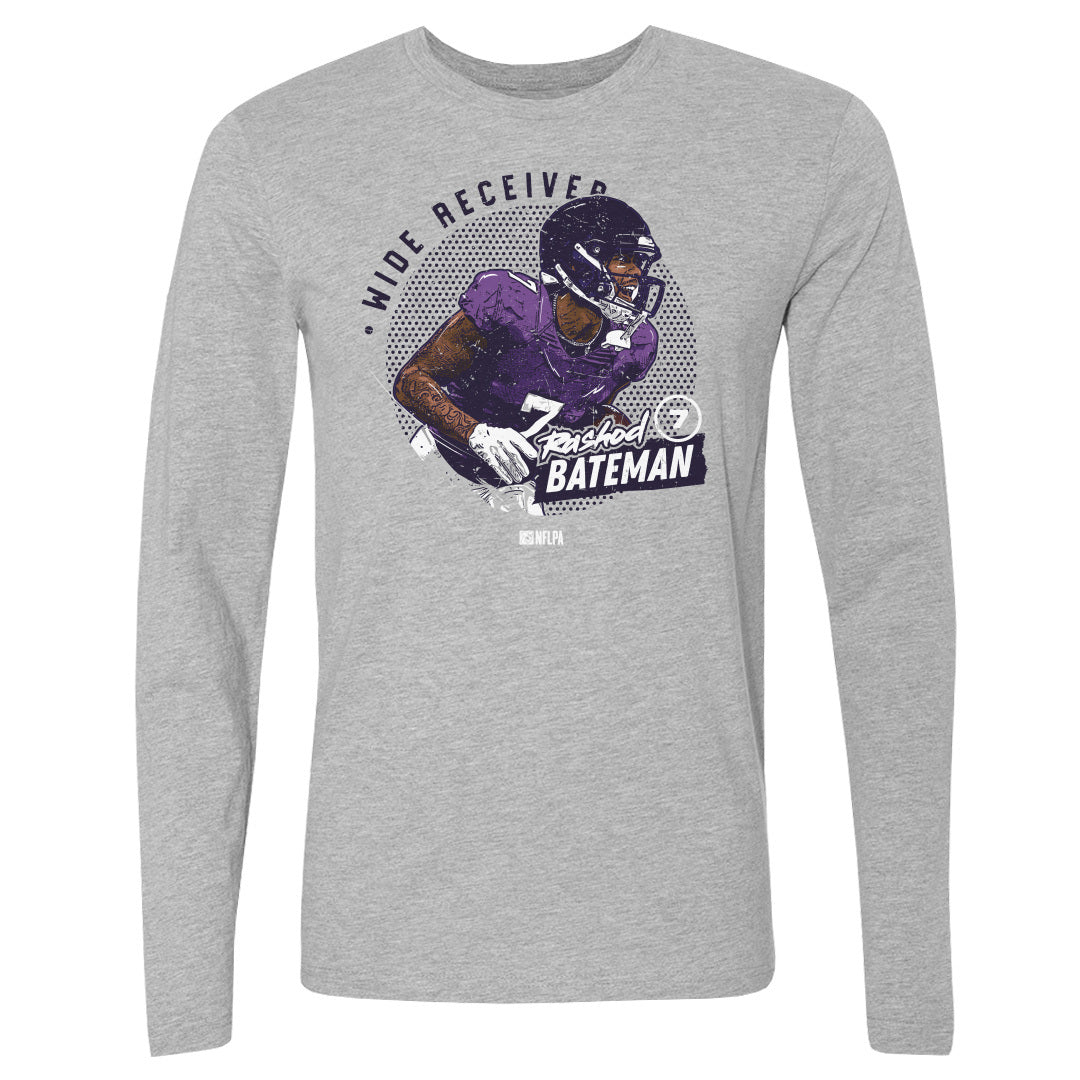 Rashod Bateman Men's Long Sleeve T-Shirt | 500 LEVEL