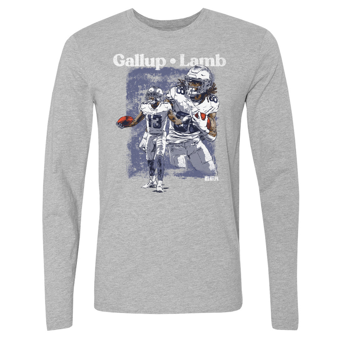 CeeDee Lamb Men's Long Sleeve T-Shirt | 500 LEVEL