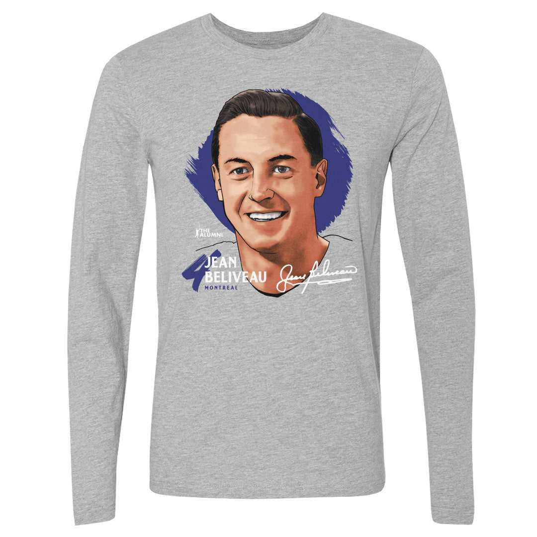 Jean Beliveau Men's Long Sleeve T-Shirt | 500 LEVEL