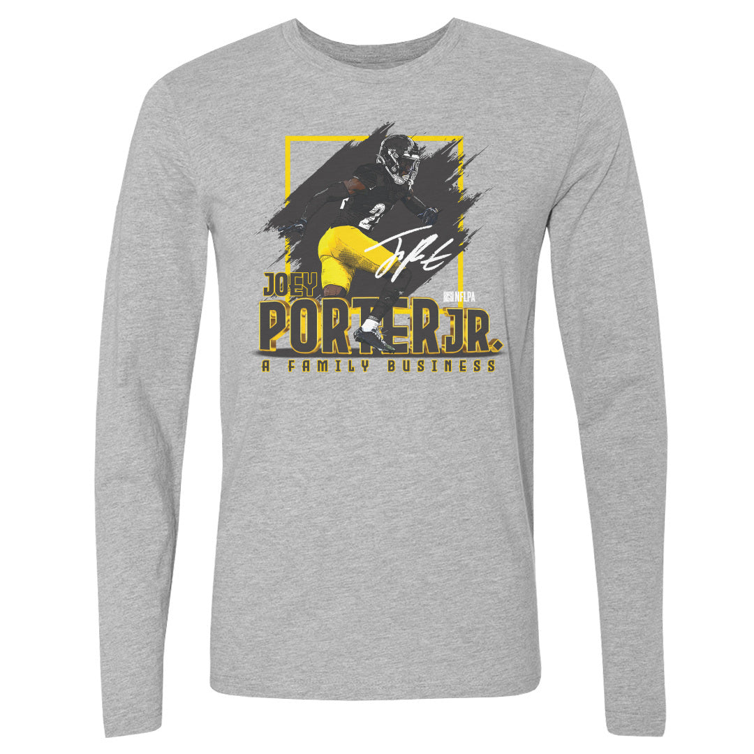Joey Porter Jr. Men's Long Sleeve T-Shirt | 500 LEVEL