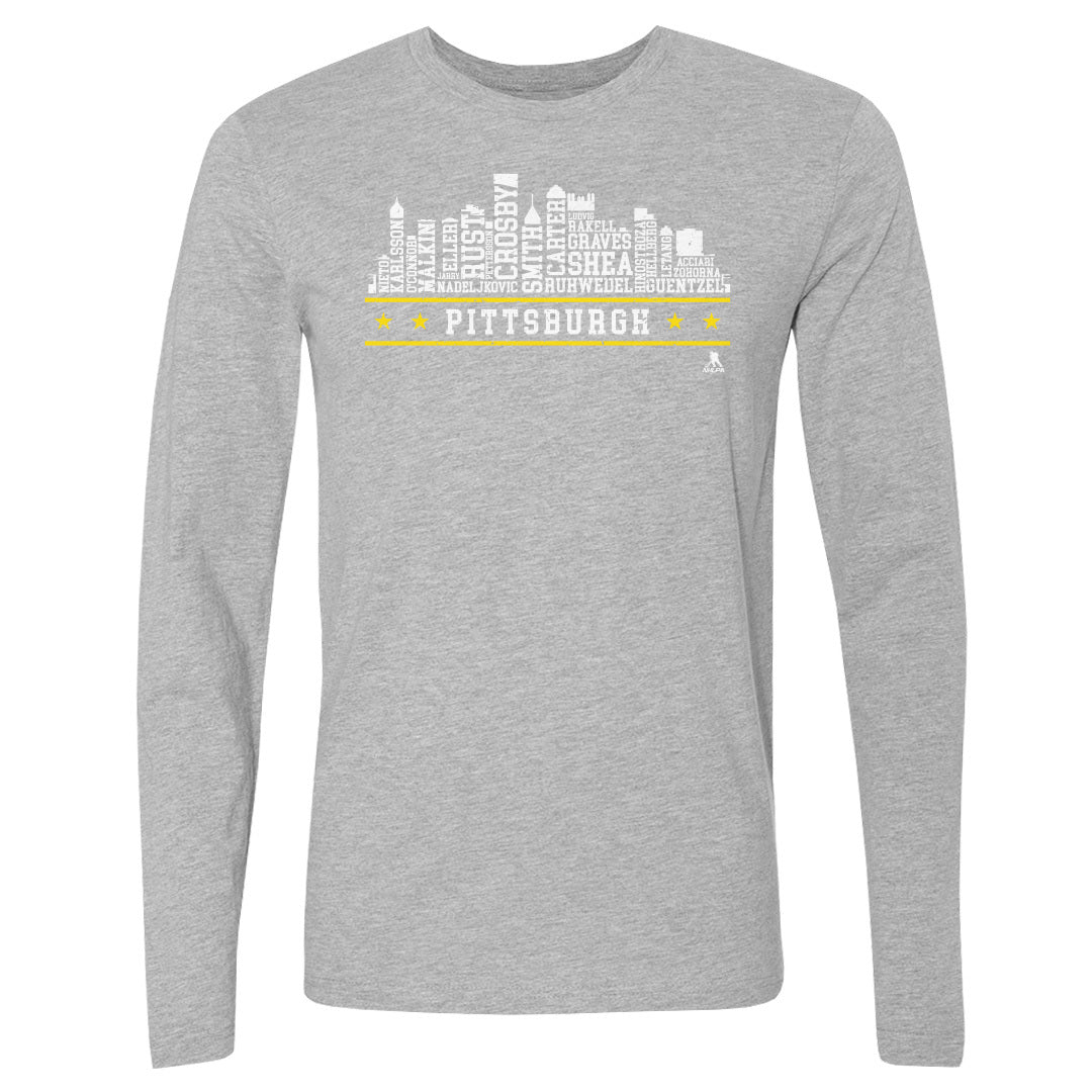 Pittsburgh Men's Long Sleeve T-Shirt | 500 LEVEL