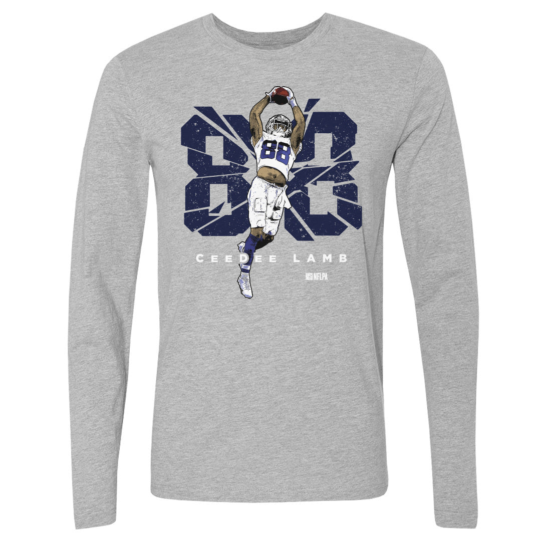 CeeDee Lamb Men's Long Sleeve T-Shirt | 500 LEVEL