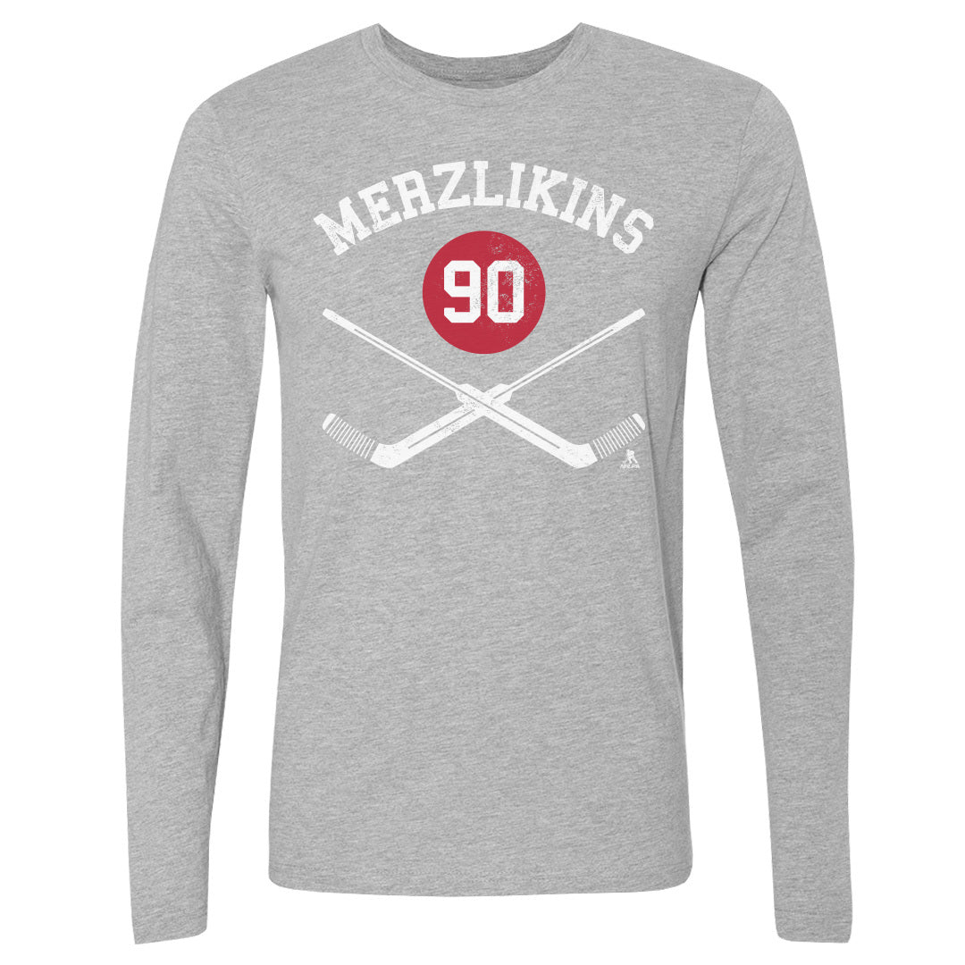 Elvis Merzlikins Men's Long Sleeve T-Shirt | 500 LEVEL