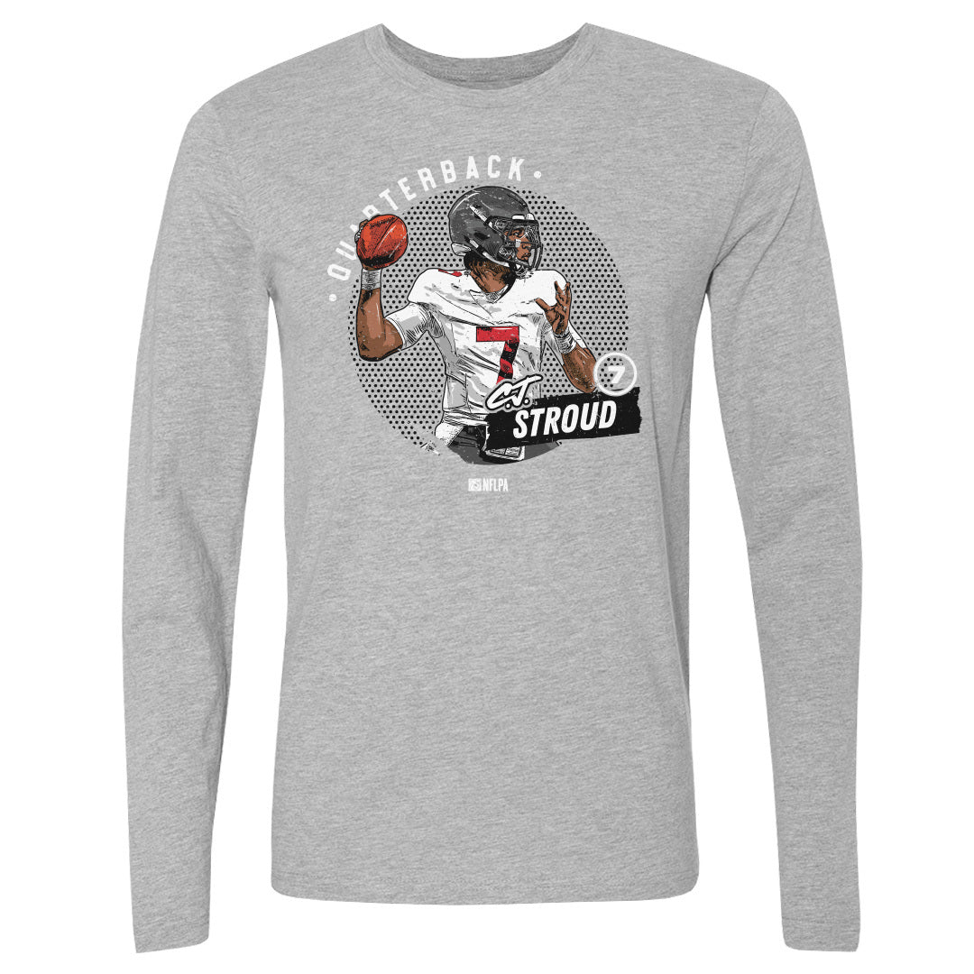 C.J. Stroud Men's Long Sleeve T-Shirt | 500 LEVEL