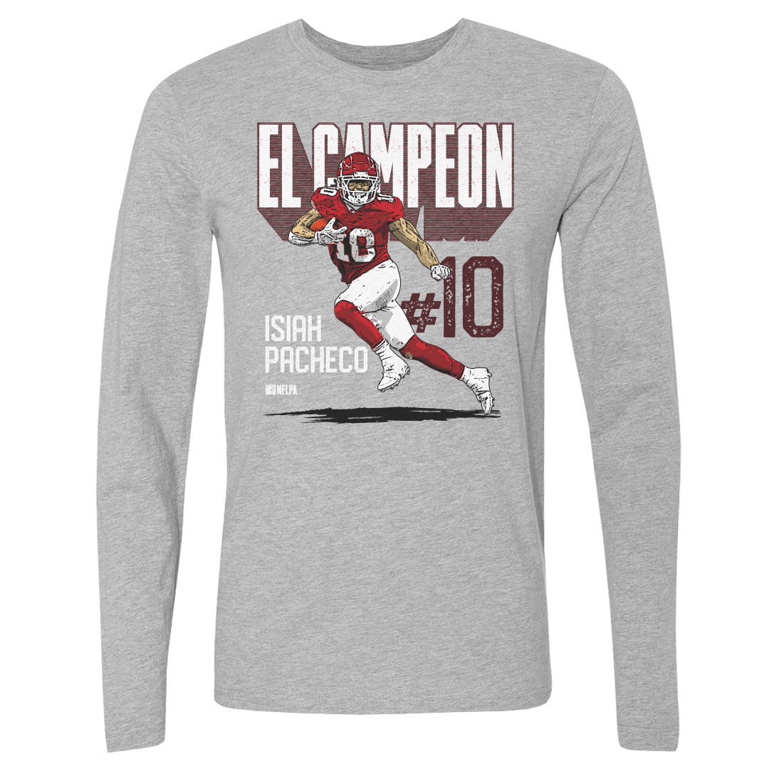 Isiah Pacheco Men's Long Sleeve T-Shirt | 500 LEVEL