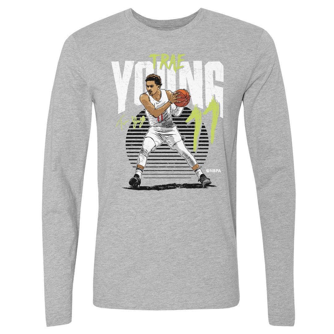 Trae Young Men's Long Sleeve T-Shirt | 500 LEVEL