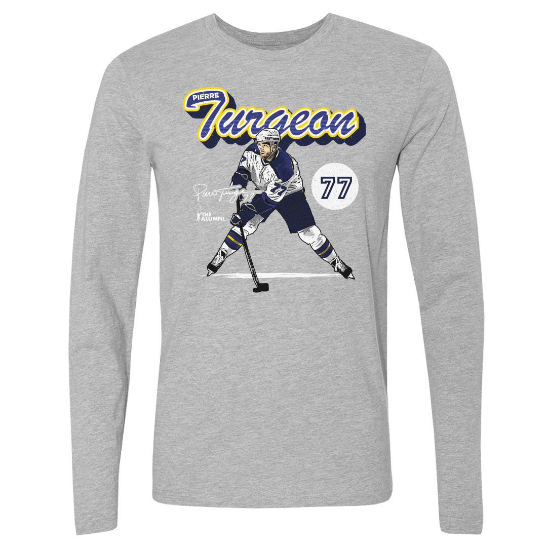 Pierre Turgeon Men's Long Sleeve T-Shirt | 500 LEVEL