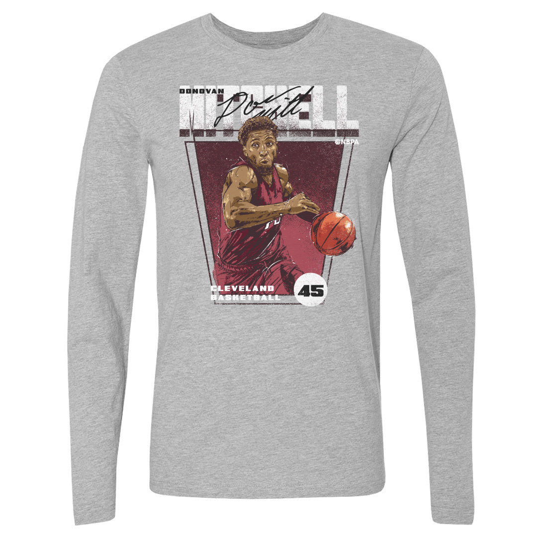Donovan Mitchell Men's Long Sleeve T-Shirt | 500 LEVEL