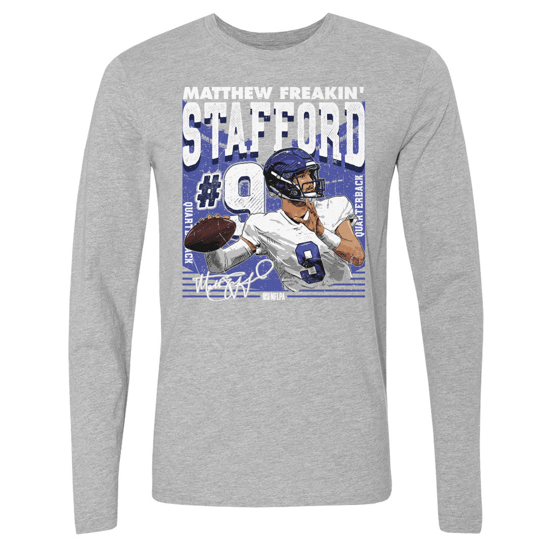 Matthew Stafford Men's Long Sleeve T-Shirt | 500 LEVEL