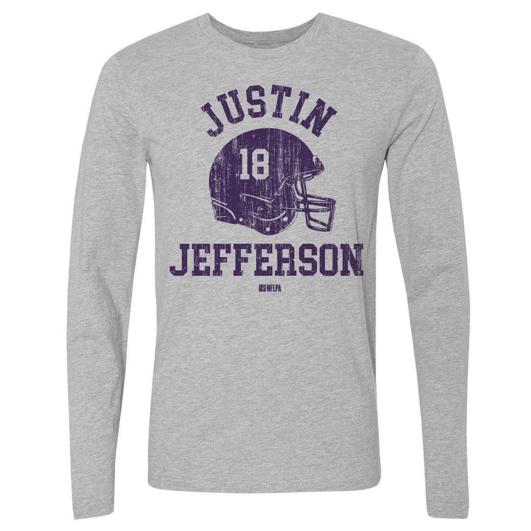 Justin Jefferson Men's Long Sleeve T-Shirt | 500 LEVEL