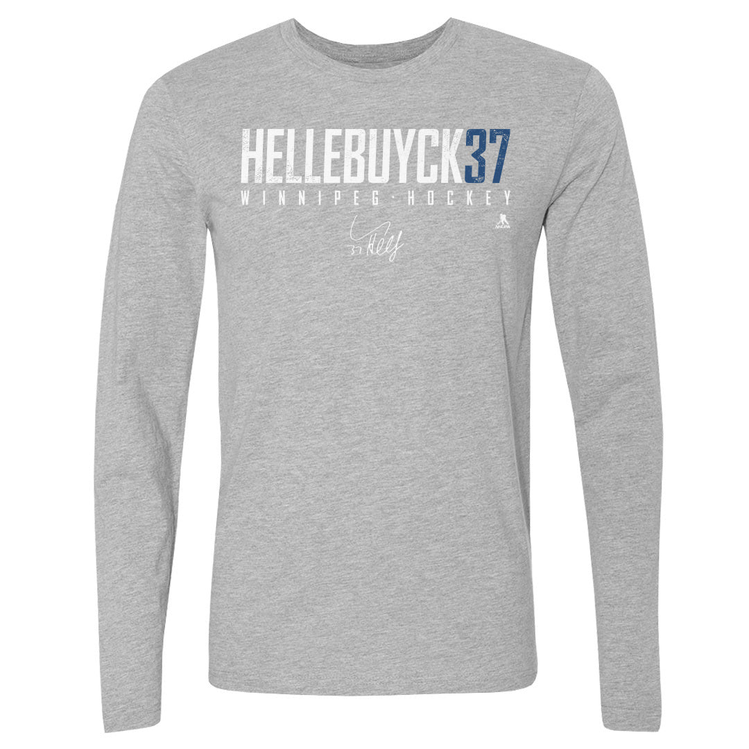 Connor Hellebuyck Men's Long Sleeve T-Shirt | 500 LEVEL