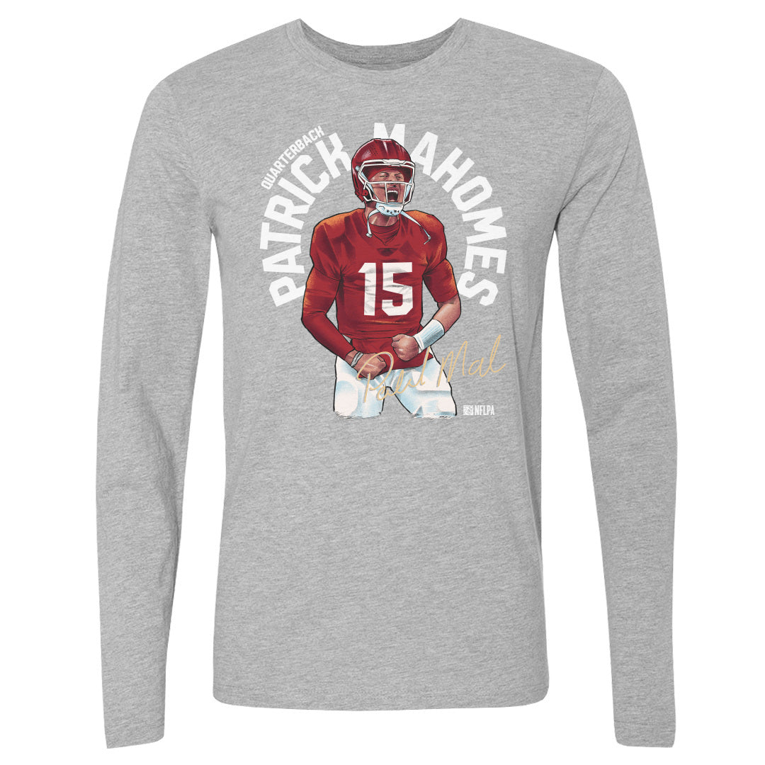 Patrick Mahomes Men's Long Sleeve T-Shirt | 500 LEVEL