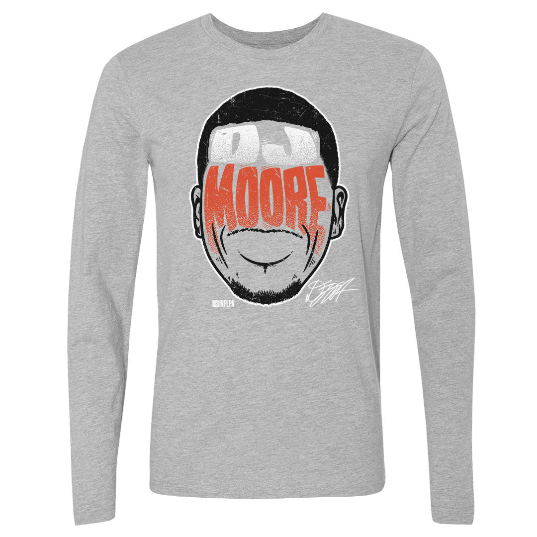 D.J. Moore Men's Long Sleeve T-Shirt | 500 LEVEL