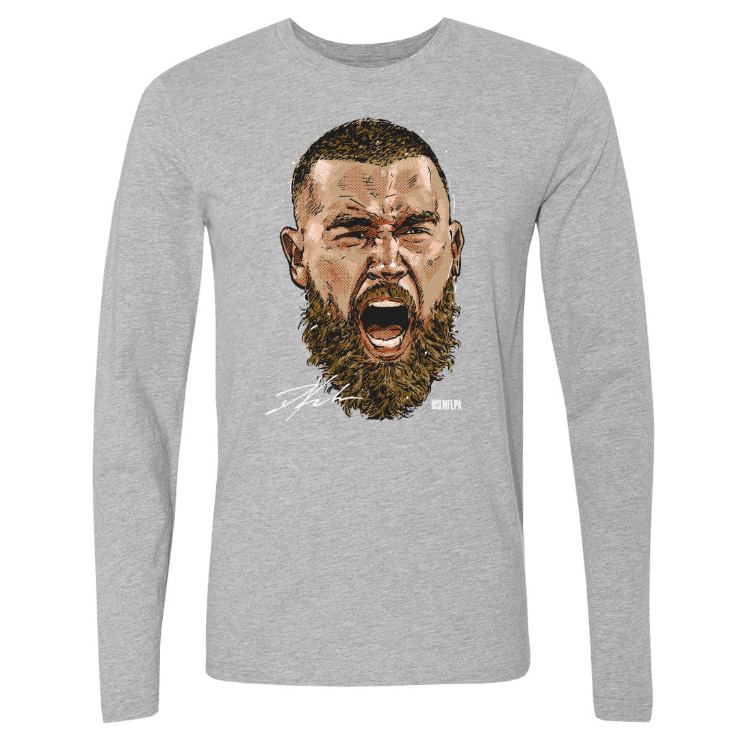 Travis Kelce Men's Long Sleeve T-Shirt | 500 LEVEL