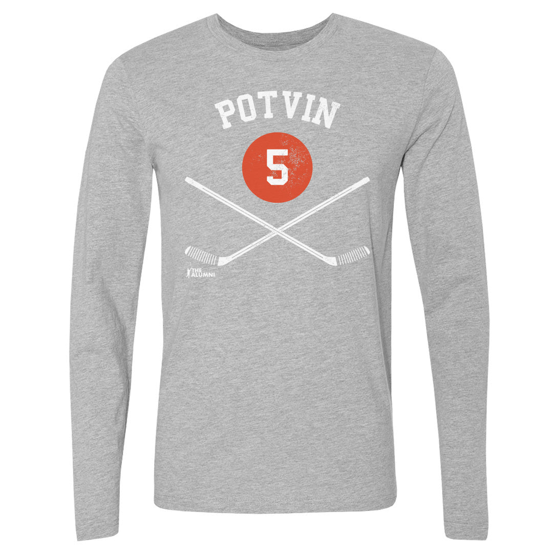 Denis Potvin Men's Long Sleeve T-Shirt | 500 LEVEL