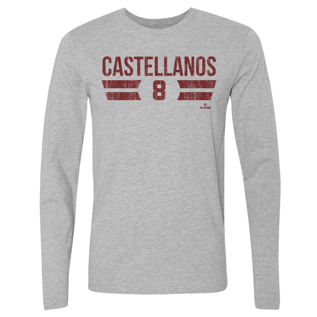 Nick Castellanos Men's Long Sleeve T-Shirt | 500 LEVEL