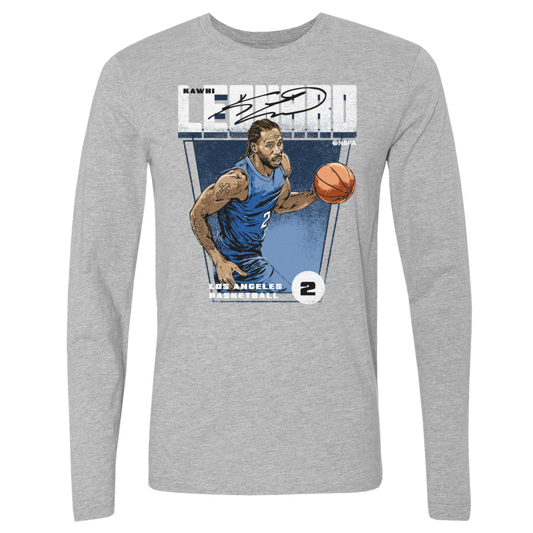 Kawhi Leonard Men's Long Sleeve T-Shirt | 500 LEVEL