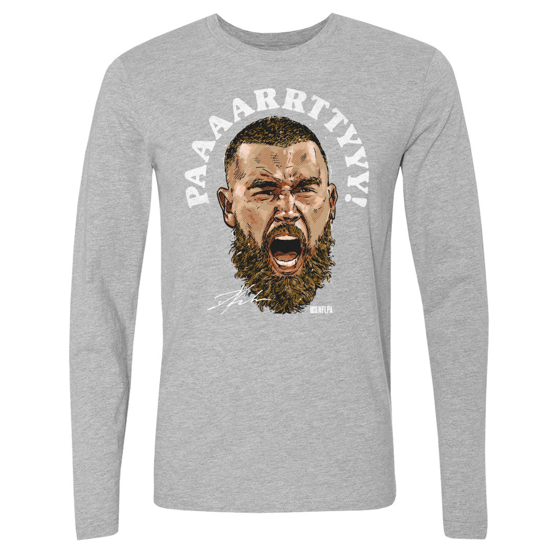 Travis Kelce Men's Long Sleeve T-Shirt | 500 LEVEL